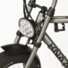 Knaap bike Spacegrey Disfruta De Máximo Confort Con La Suspensión Completa De La E-Bike Knaap Spacegrey, Potentes Luces LED De 1200 Lúmenes, Marco De Aluminio Ligero Y Sillín Extra Largo Para Paseos Suaves Y Seguros.