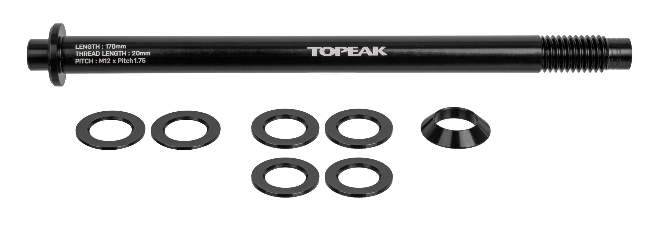 Topeak Thru Axle Zi:RAK 12 x 1.75mm