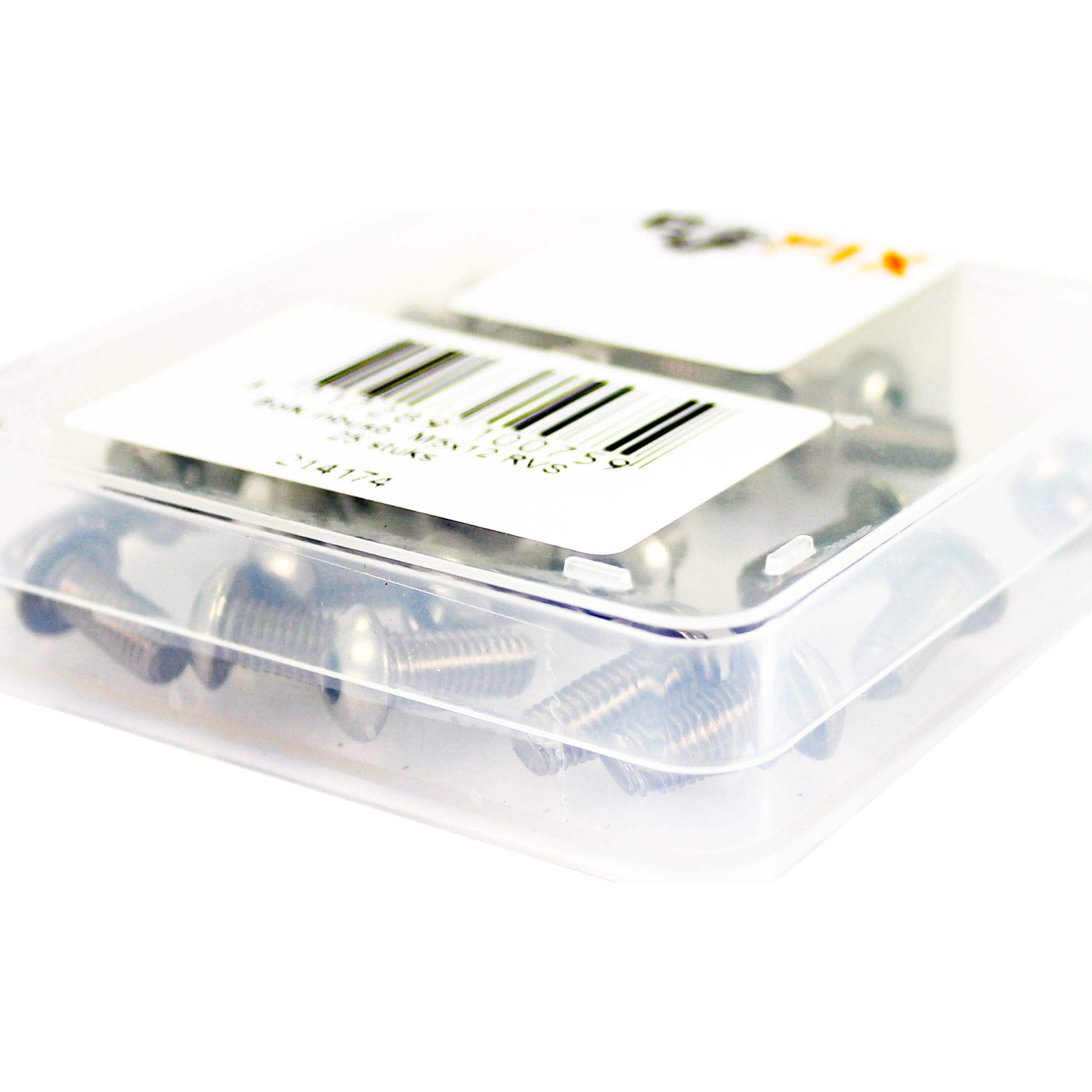 Bofix Box Hex Socket Button Head Bolt M5x12 Stainless Steel (25 Pieces)