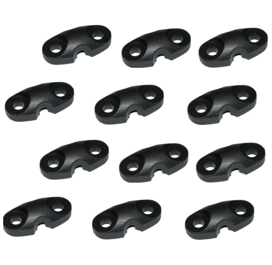 Bofix Box Fender Rod Clamp Piece PVC (12 Pieces)