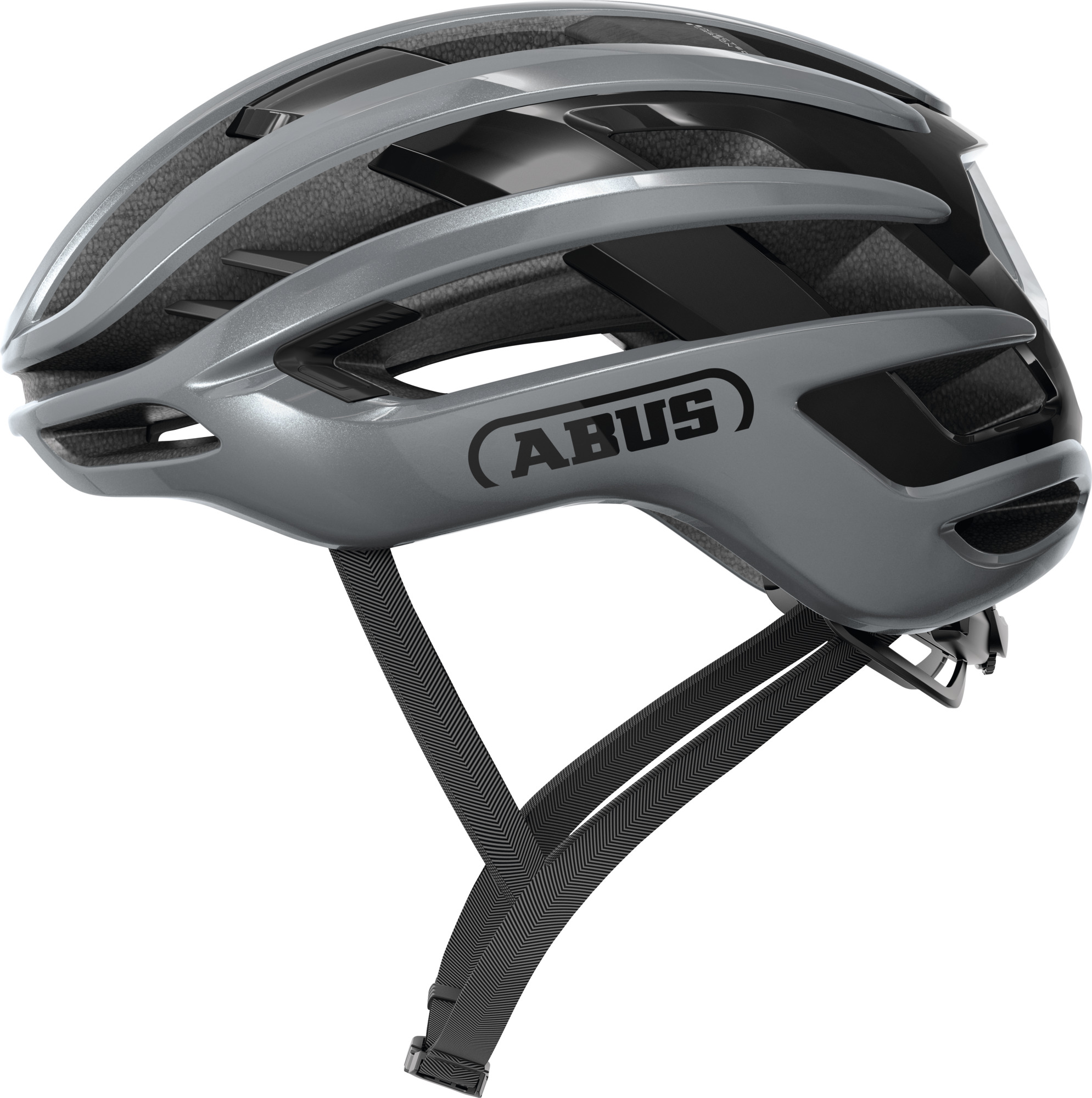 Abus Helmet AirBreaker 2.0 Graphite Silver M 54-58cm