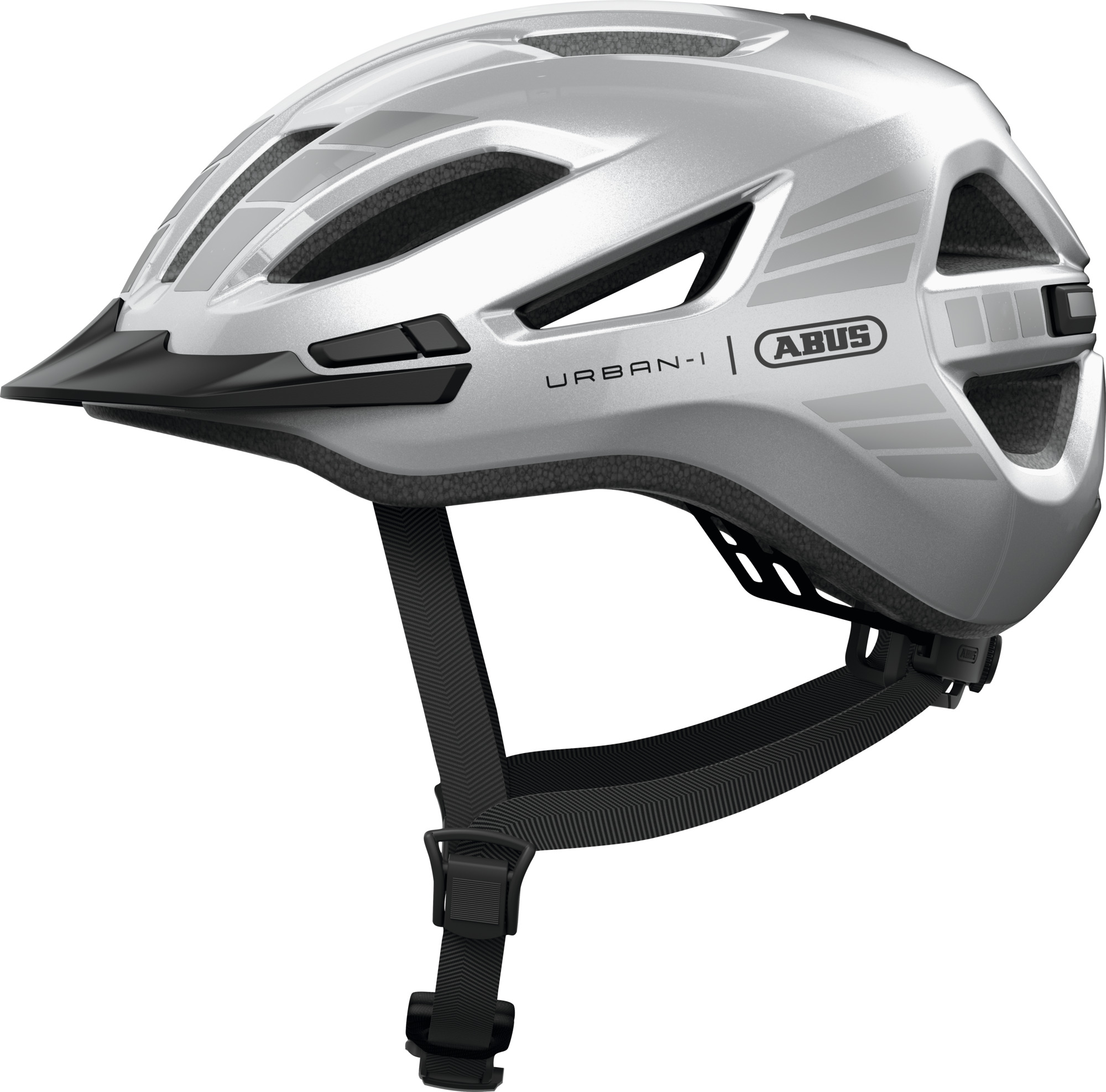 Abus Helmet Urban-I 4.0 LR Signal Silver XL 60-64cm
