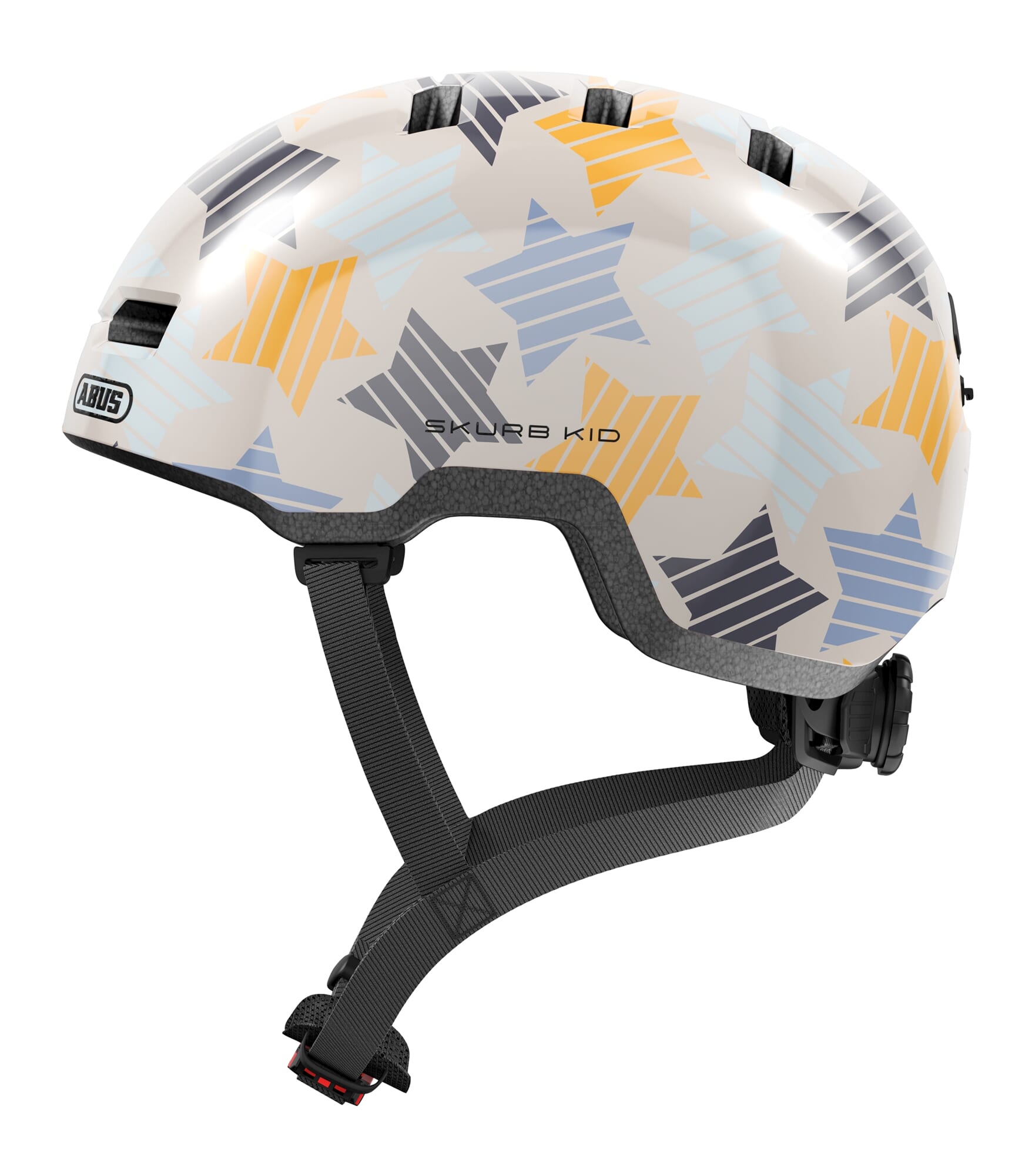 Abus Helmet Skurb Kid Grey Stars S 45-50cm