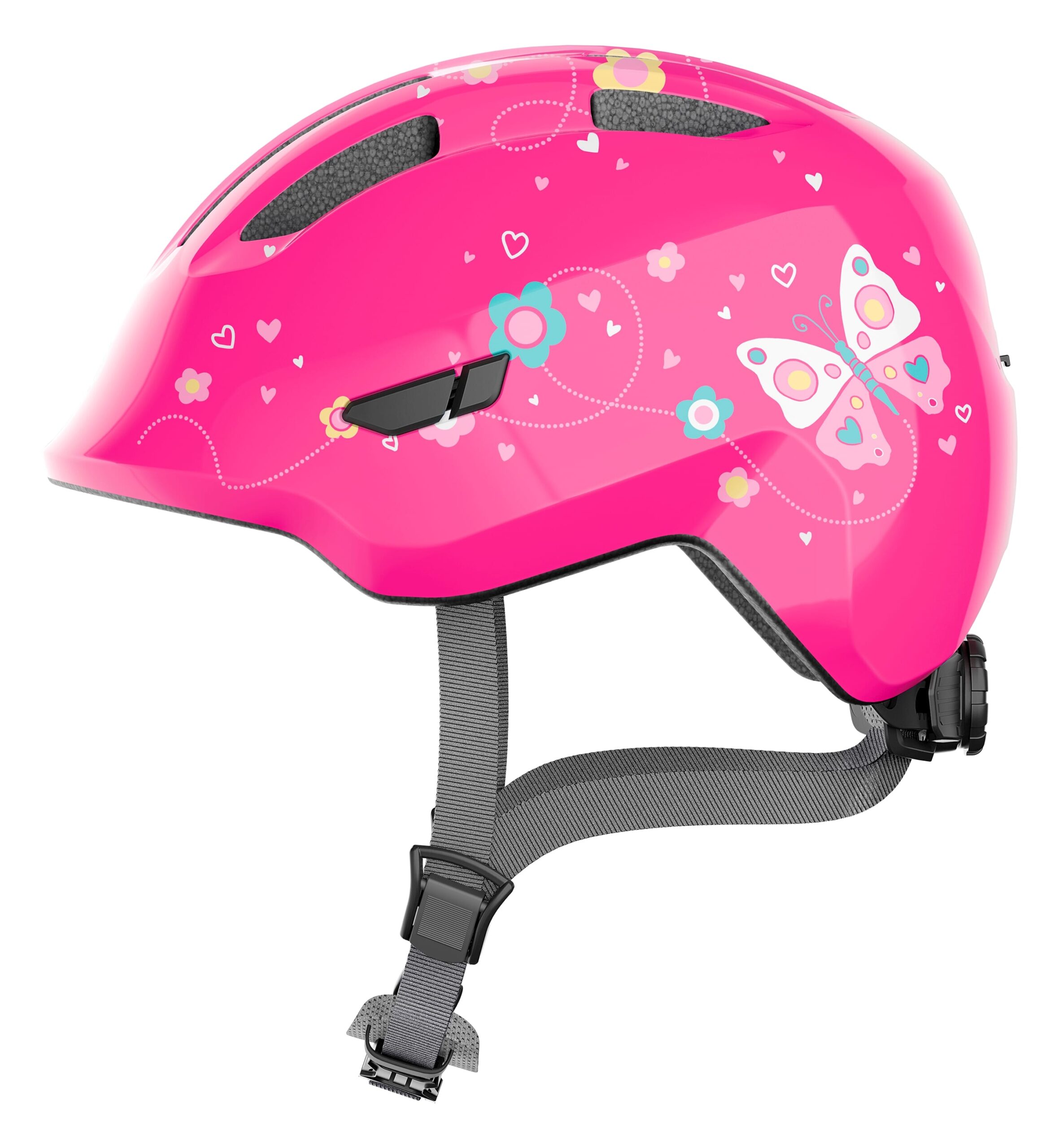 Abus Helmet Smiley 3.0 Pink Butterfly M 50-55cm