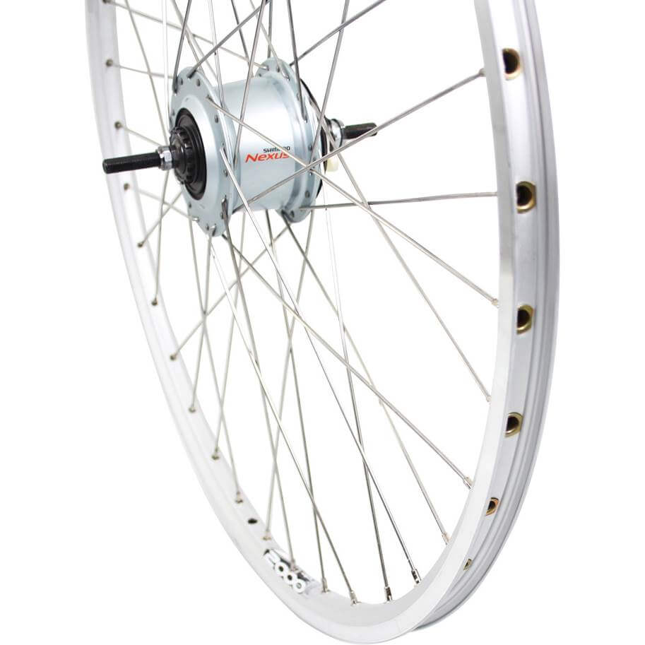 Roland Rear Wheel 28 Nexus 8 RB ZAC2000 Silver Stainless Steel Spokes