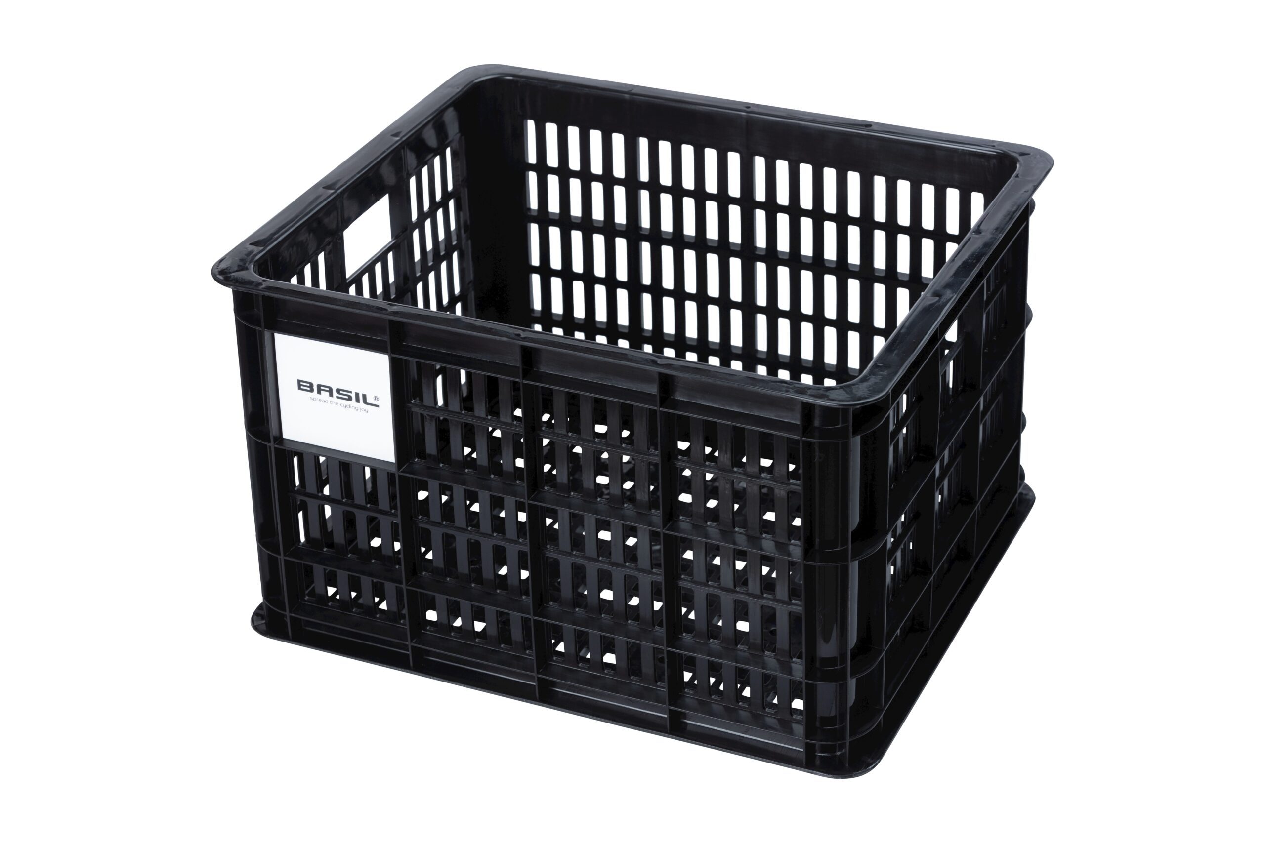 Basil Bike Crate M 29.5L Recycled Black
