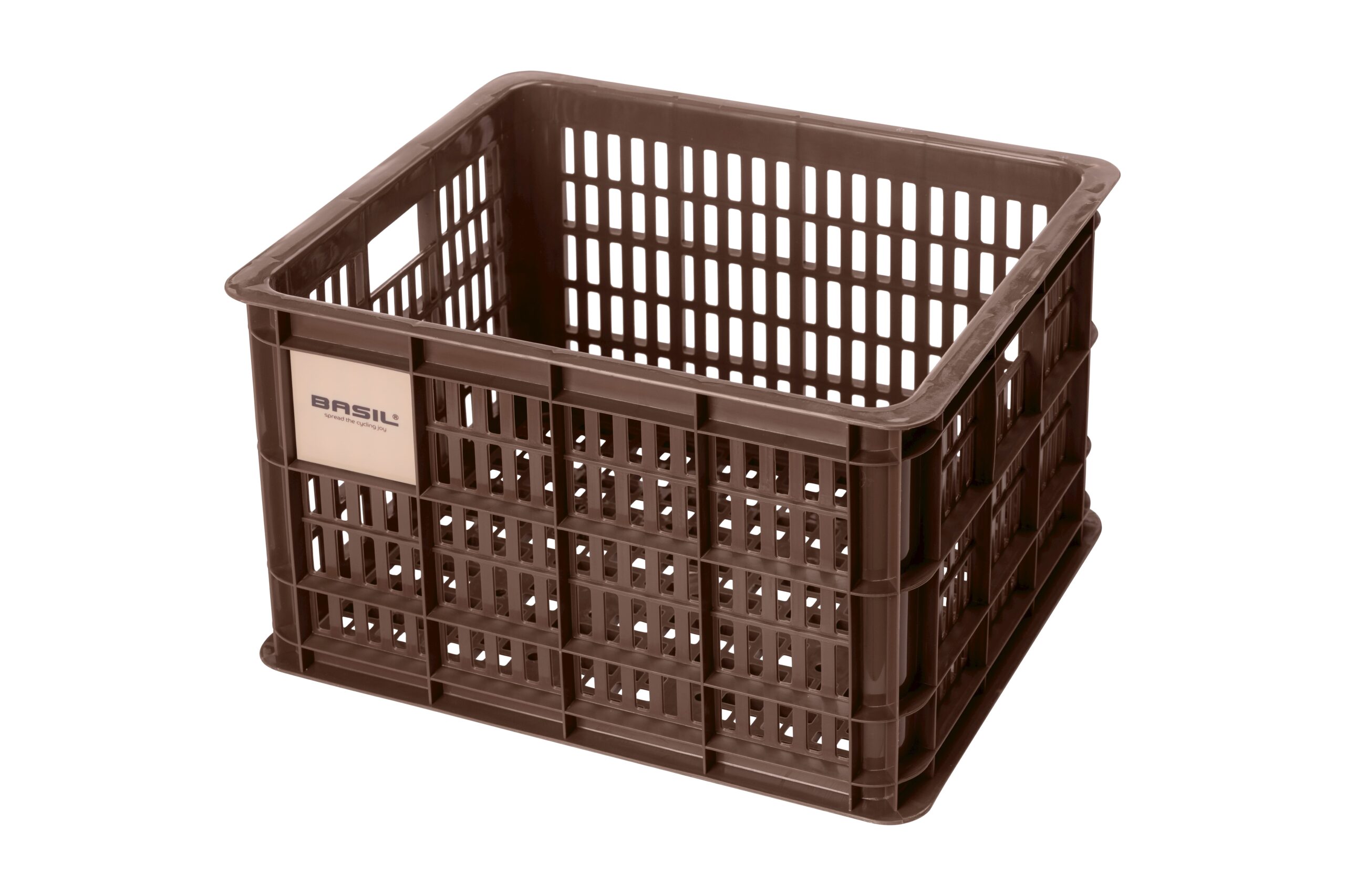 Basil Bike Crate M Brown 29.5L Recycled
