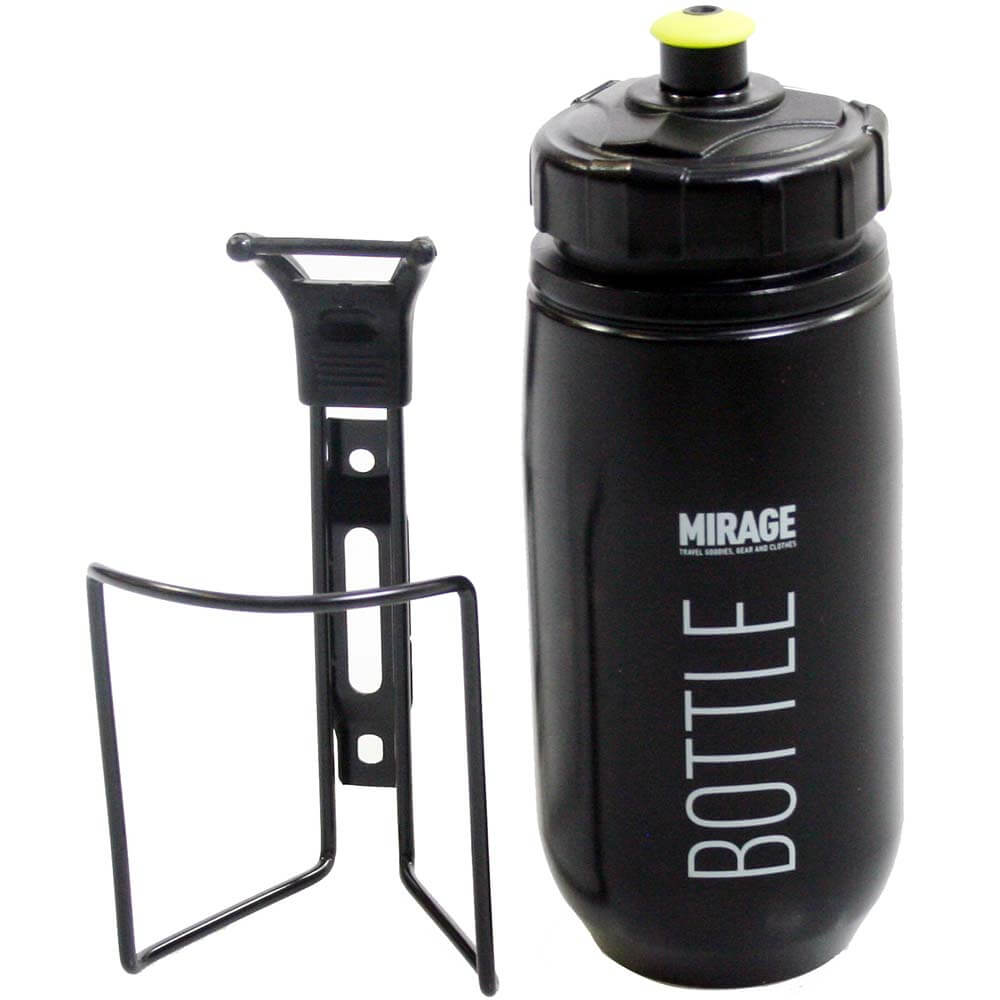 Mirage Bottle With Holder 600cc Black