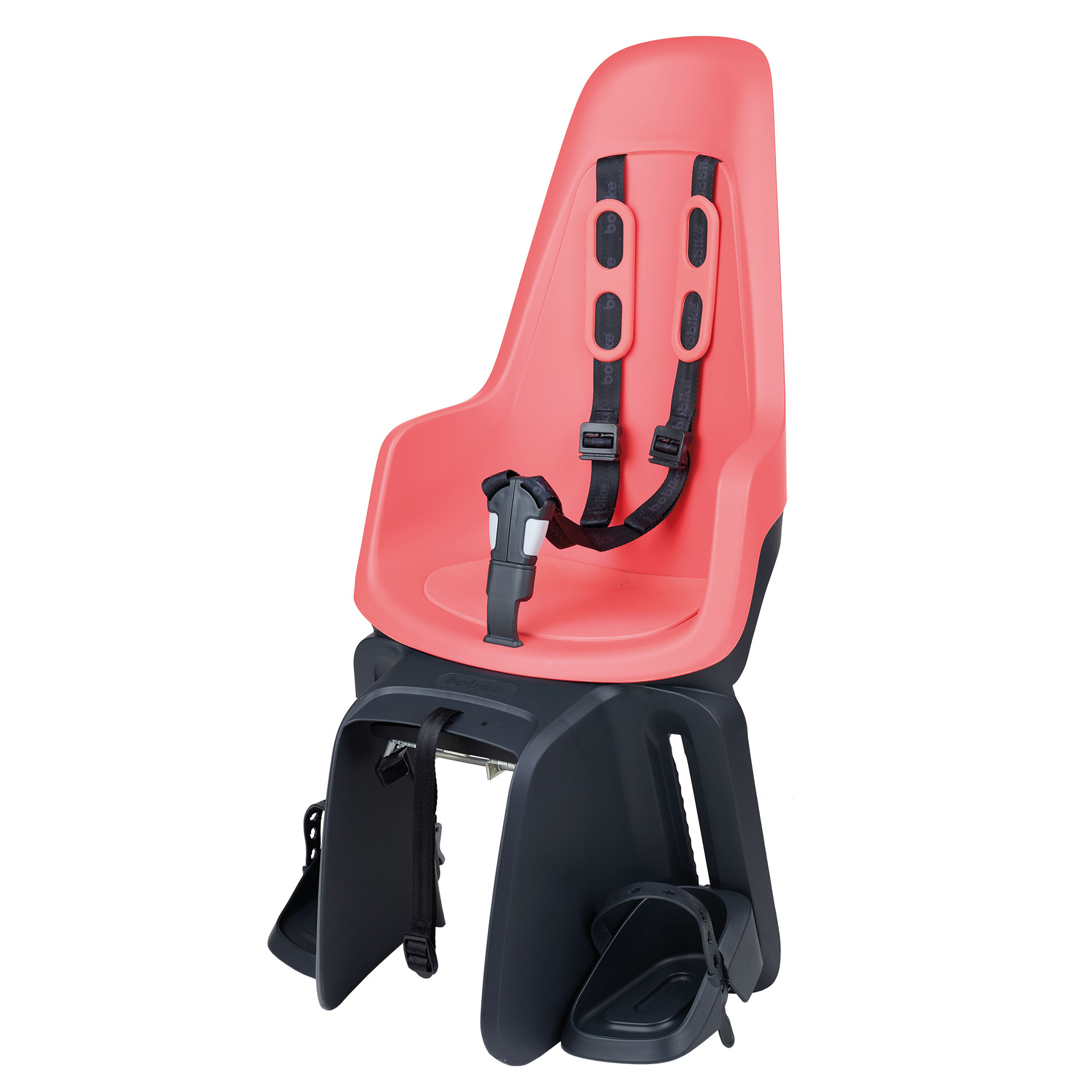 Bobike Rear Seat One Maxi Carrier Mount Fierce Flamingo