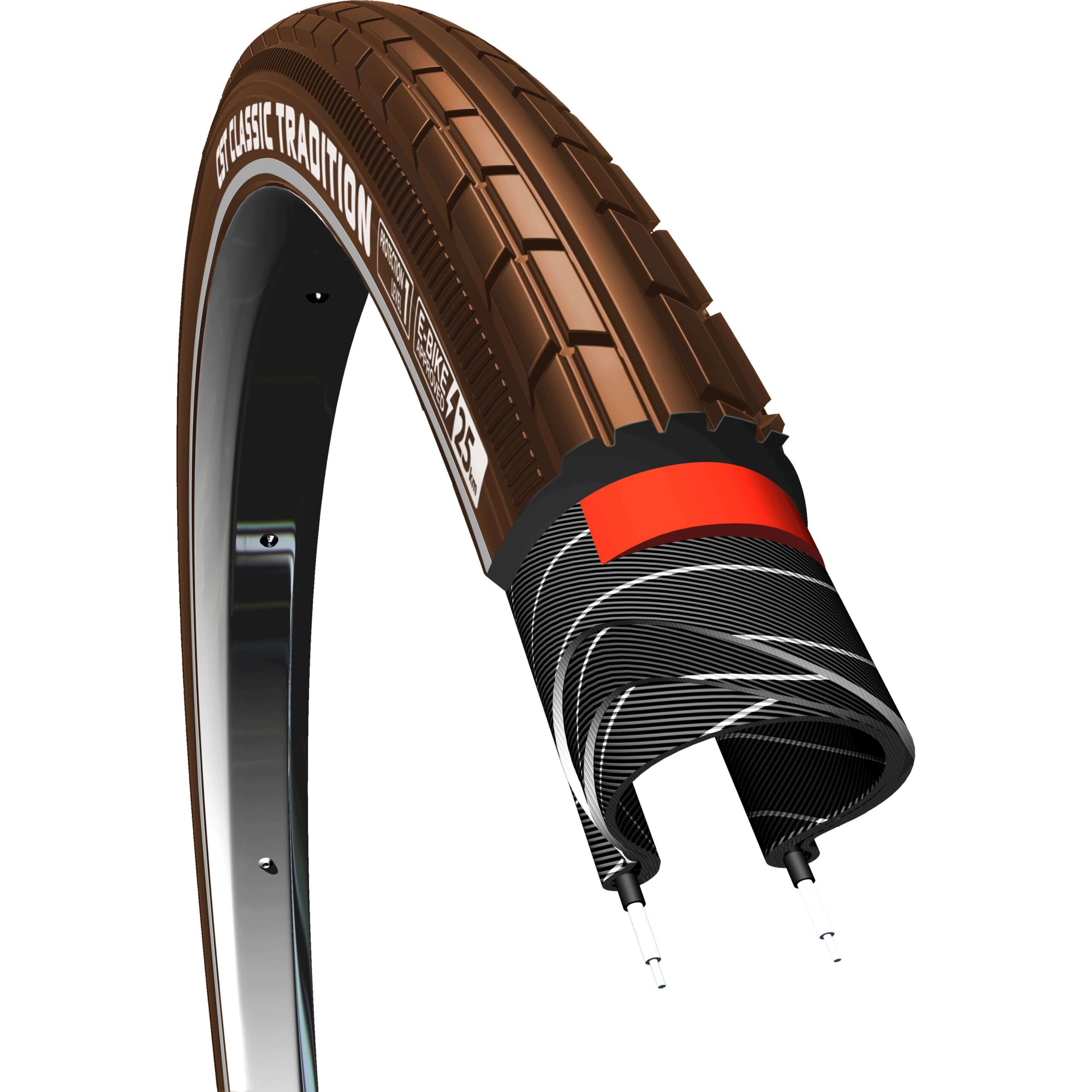 CST BTB Tradition XL25 28 x 1.75 Tire Reflective