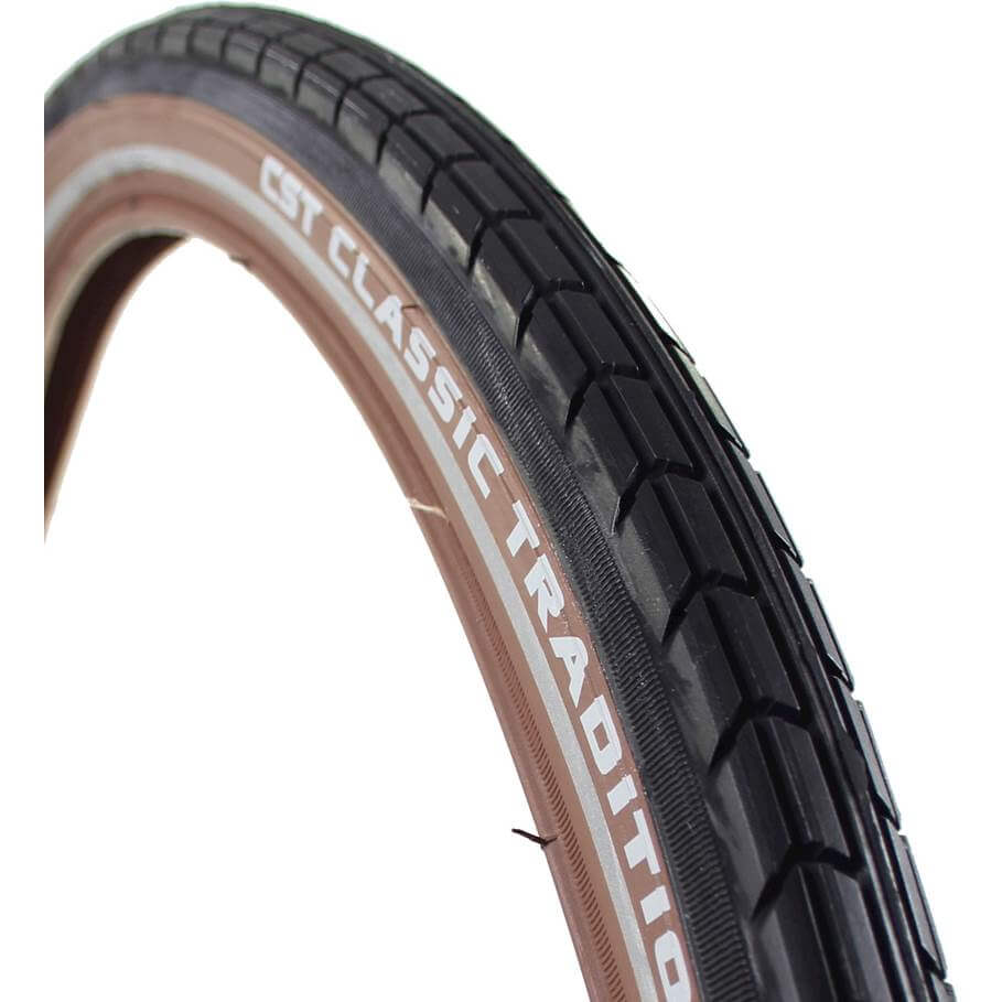 CST Btb Tradition 28 x 1.75 Black White Reflective