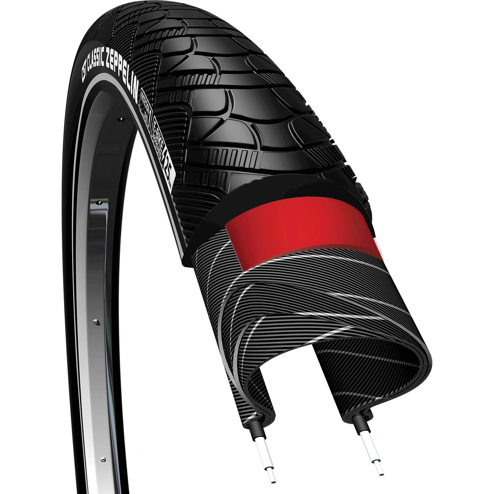 CST BTB Zeppelin 28 x 1.75 Black Reflective