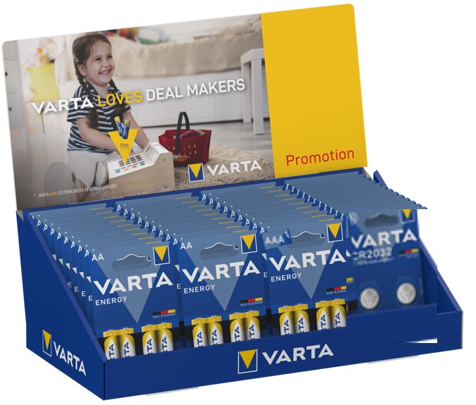Varta Battery Display Energy AA AAA CR2032