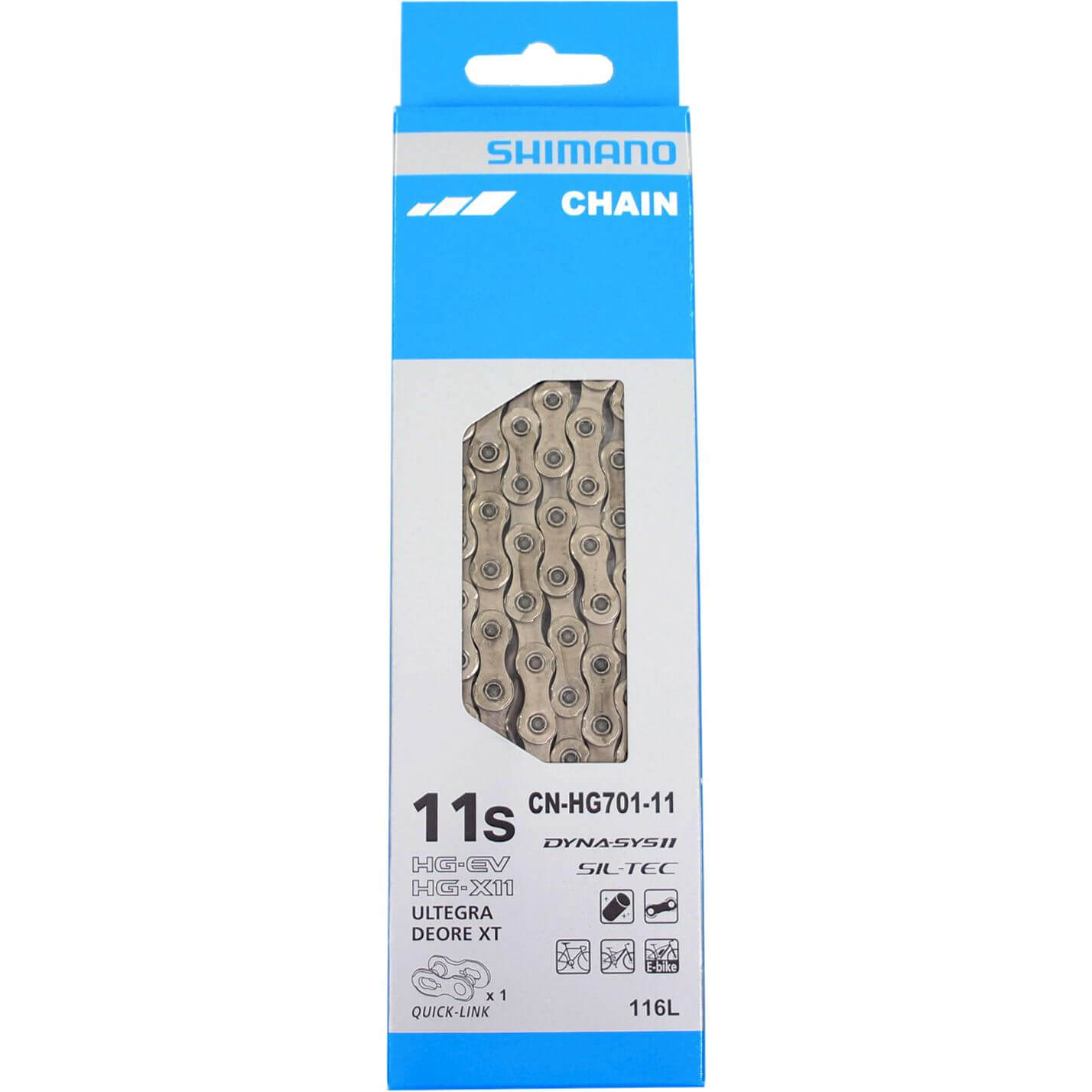 Shimano Chain HG701 Race/MTB/E-Bike 11-Speed 116 Links