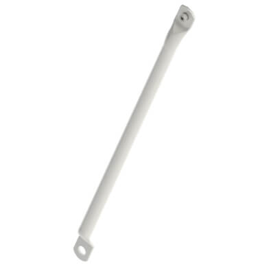 Steco Front Carrier Leg Without Lamp Hook White