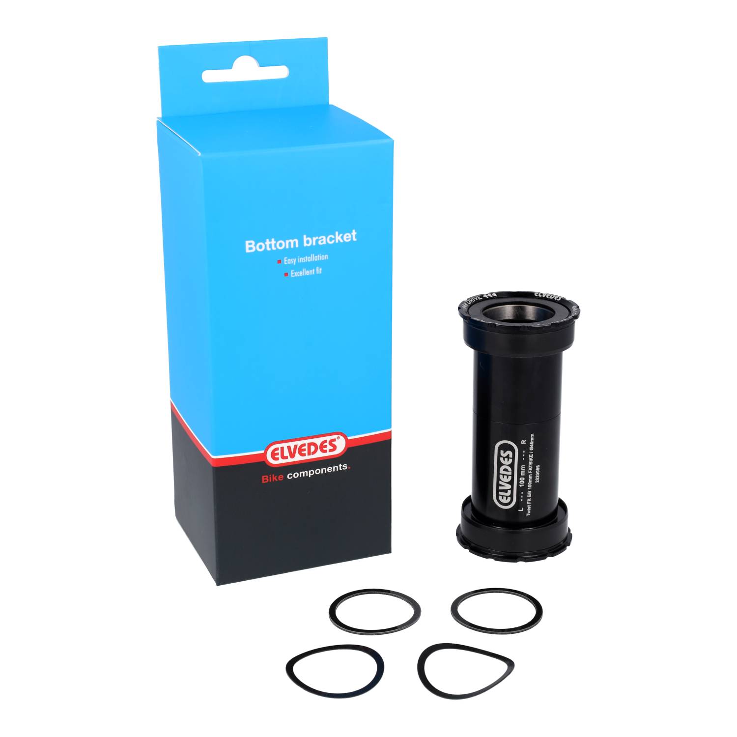 Elvedes Crankset Adapter Twistfit PF30 Fatbike