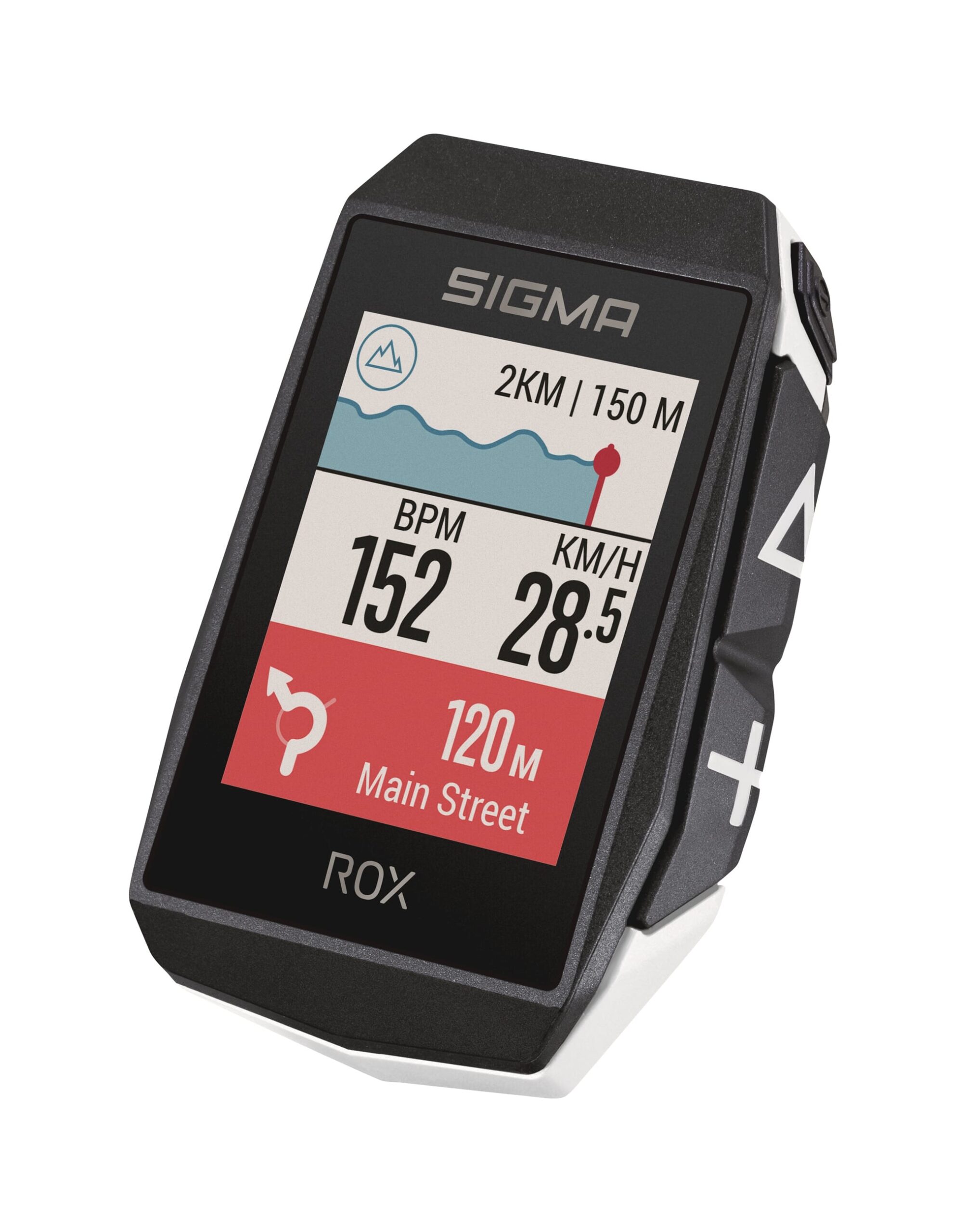 Sigma Bike Computer ROX 11.1 EVO GPS White HR Set