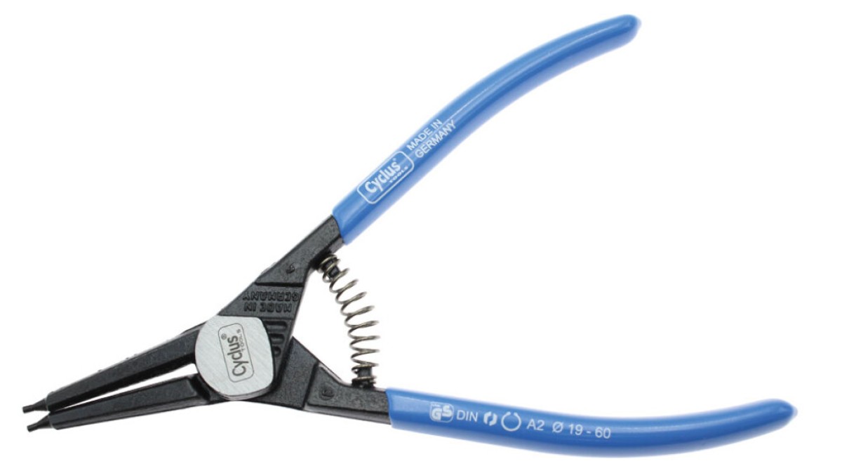 Cycle Lock Ring Pliers 19-60mm with Spring NiCr for External Pliers