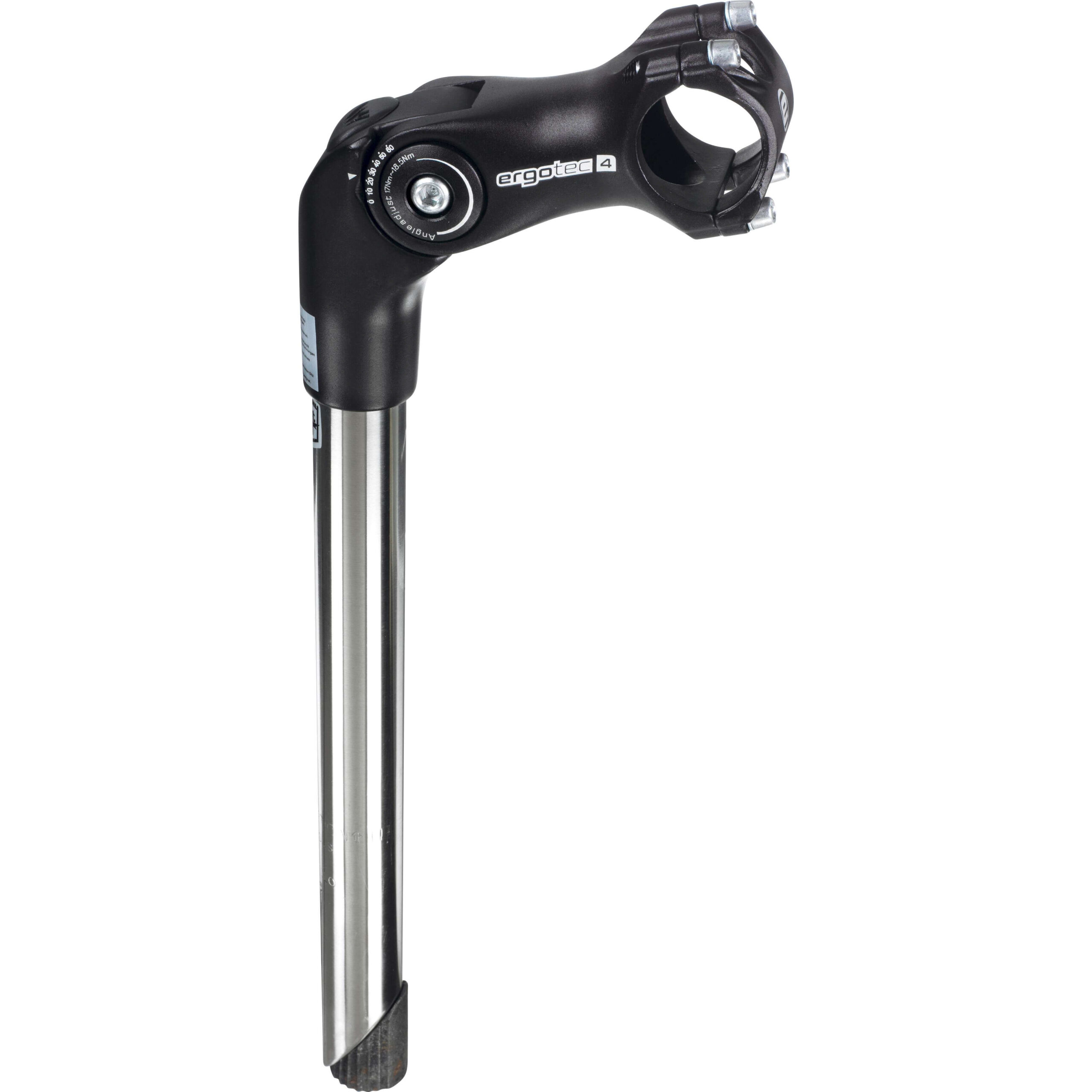 Ergotec Stem Octopus2 25.4/31.8/110 Stainless Steel/Black Sand