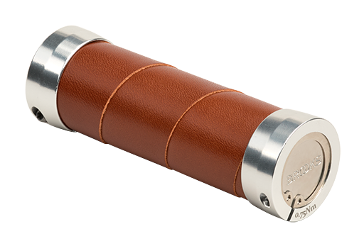 Brooks Handles Slender Leather Grips 100mm Honey