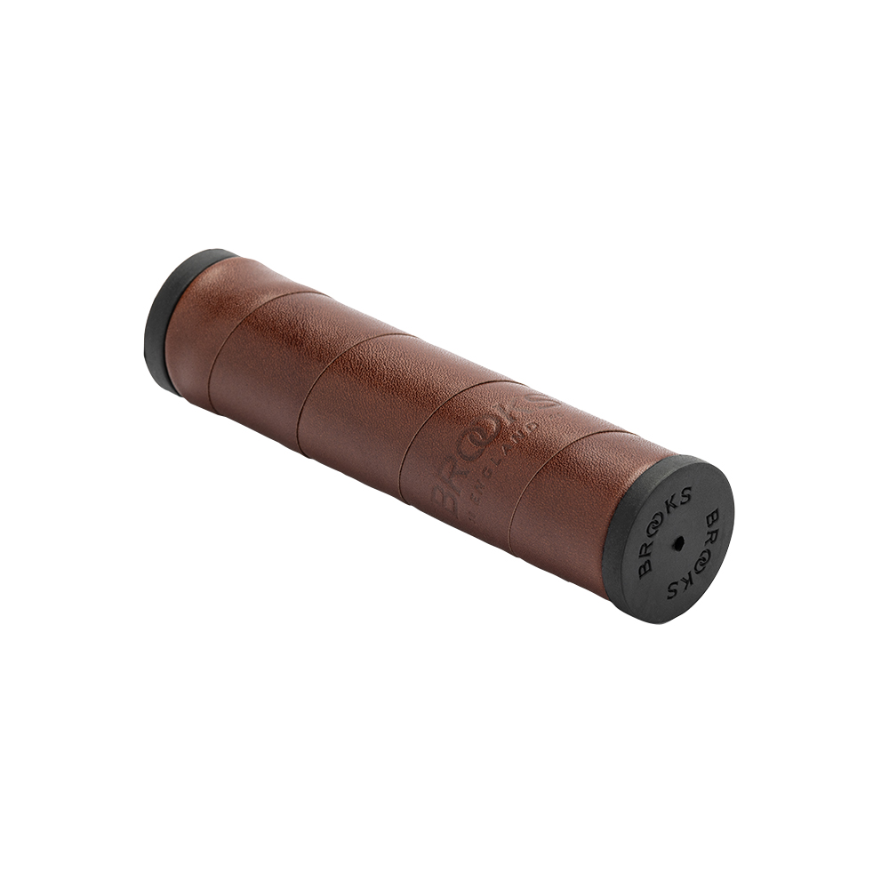 Brooks Handles Willow Leather Grips 130mm A Brown