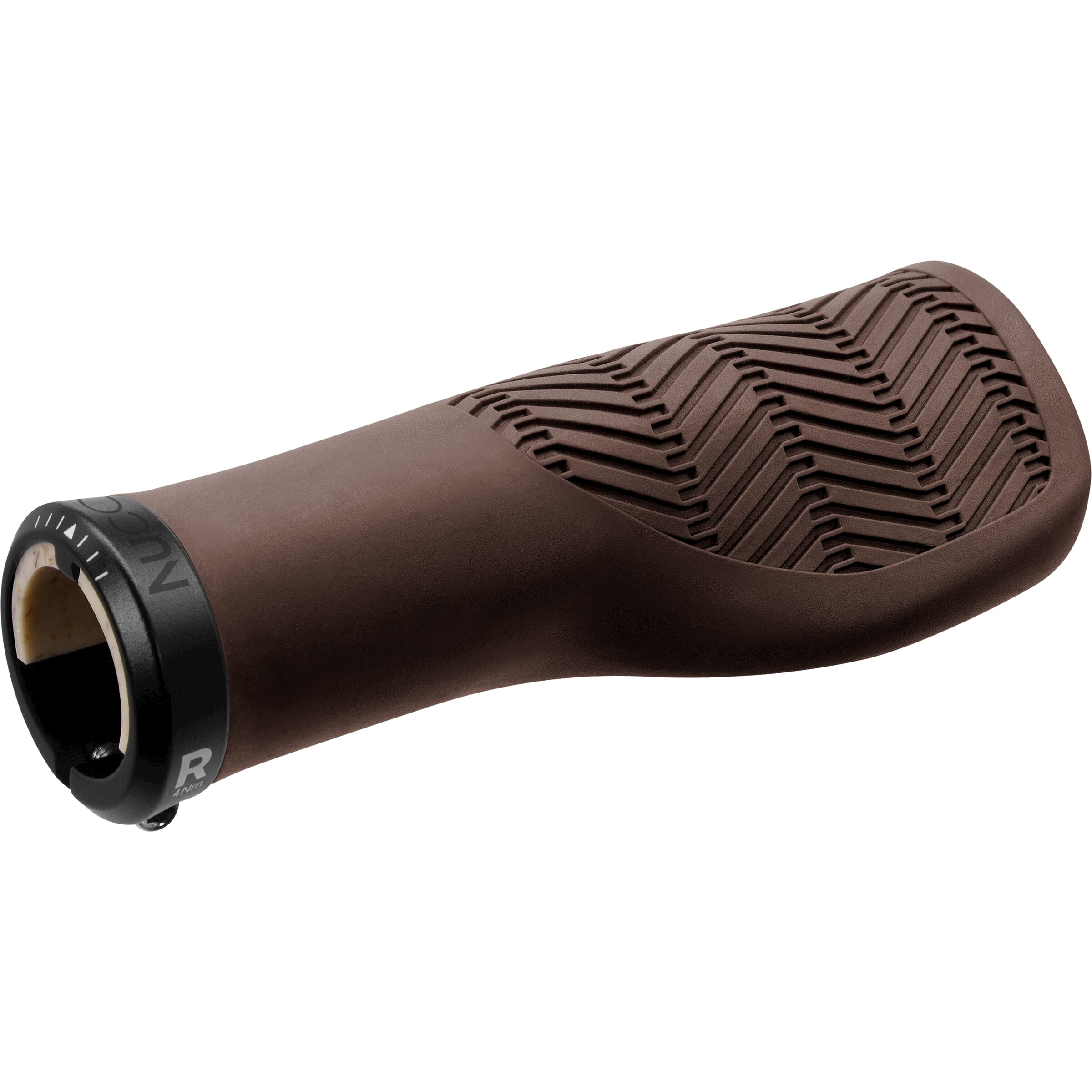 Herrmans Nucore Grip Town Wave 130mm Brown Handgrips