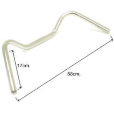 Ergotec Handlebar Bend Stuttgarter 25.4 Stainless Steel