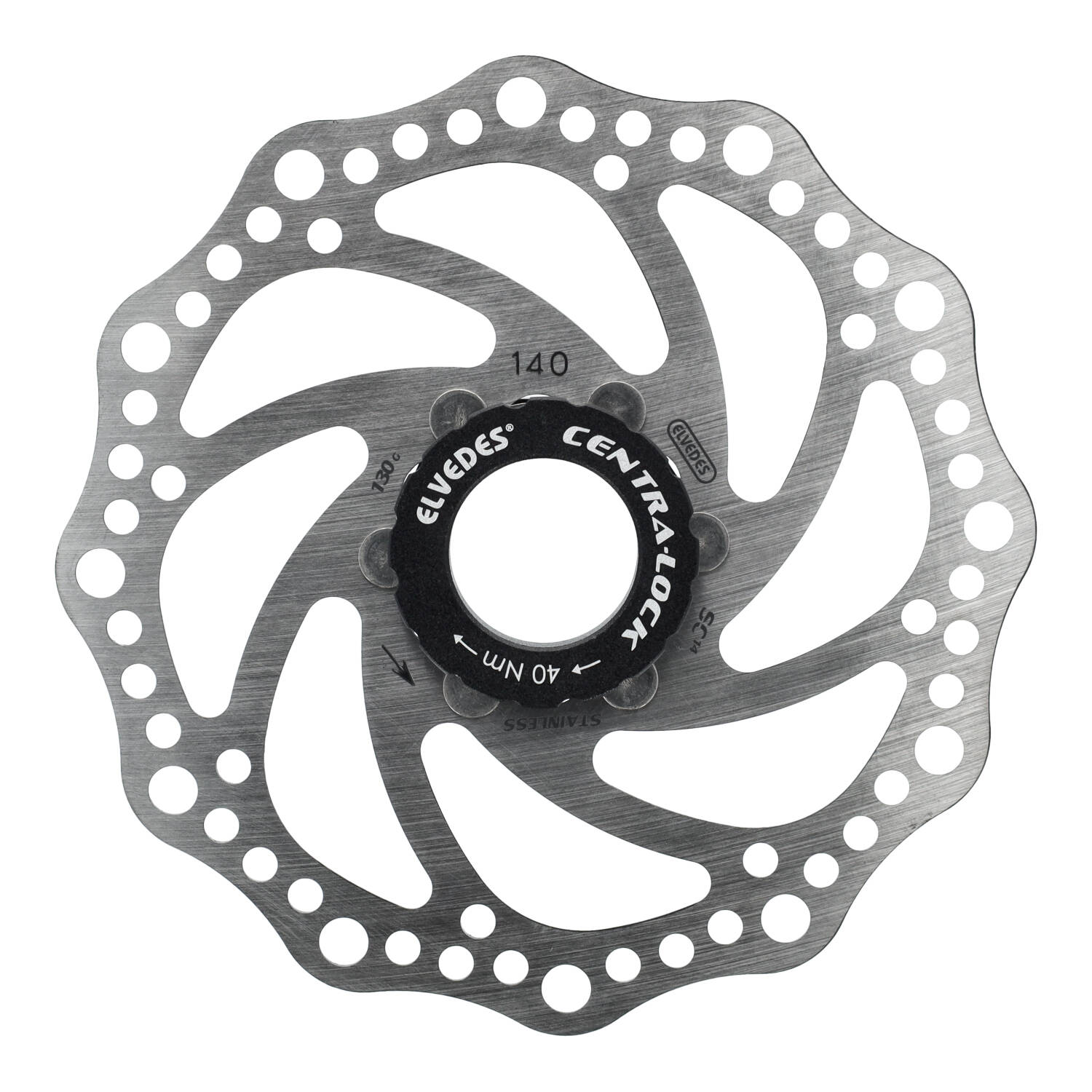 Elvedes Brake Disc 140mm SC Centerlock 1.8mm