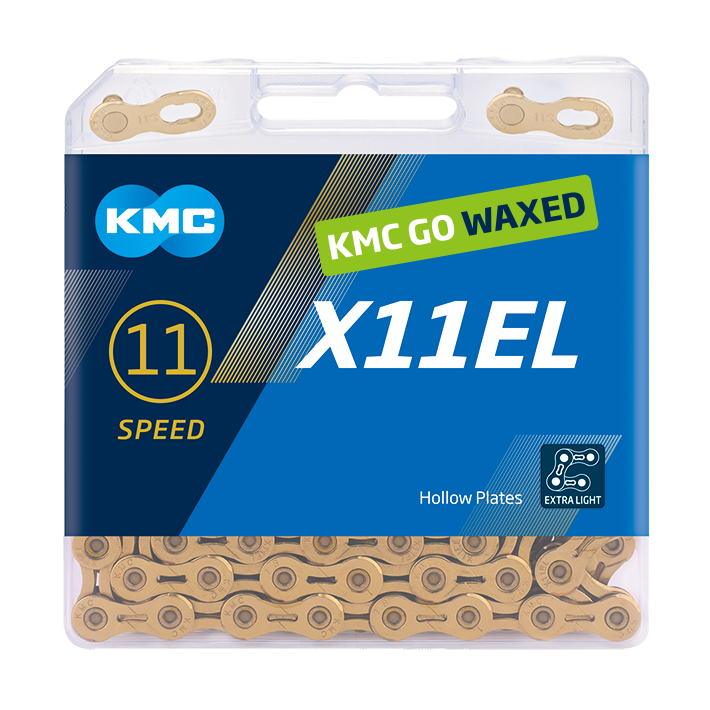 KMC Chain X11EL Gold 118s Waxed