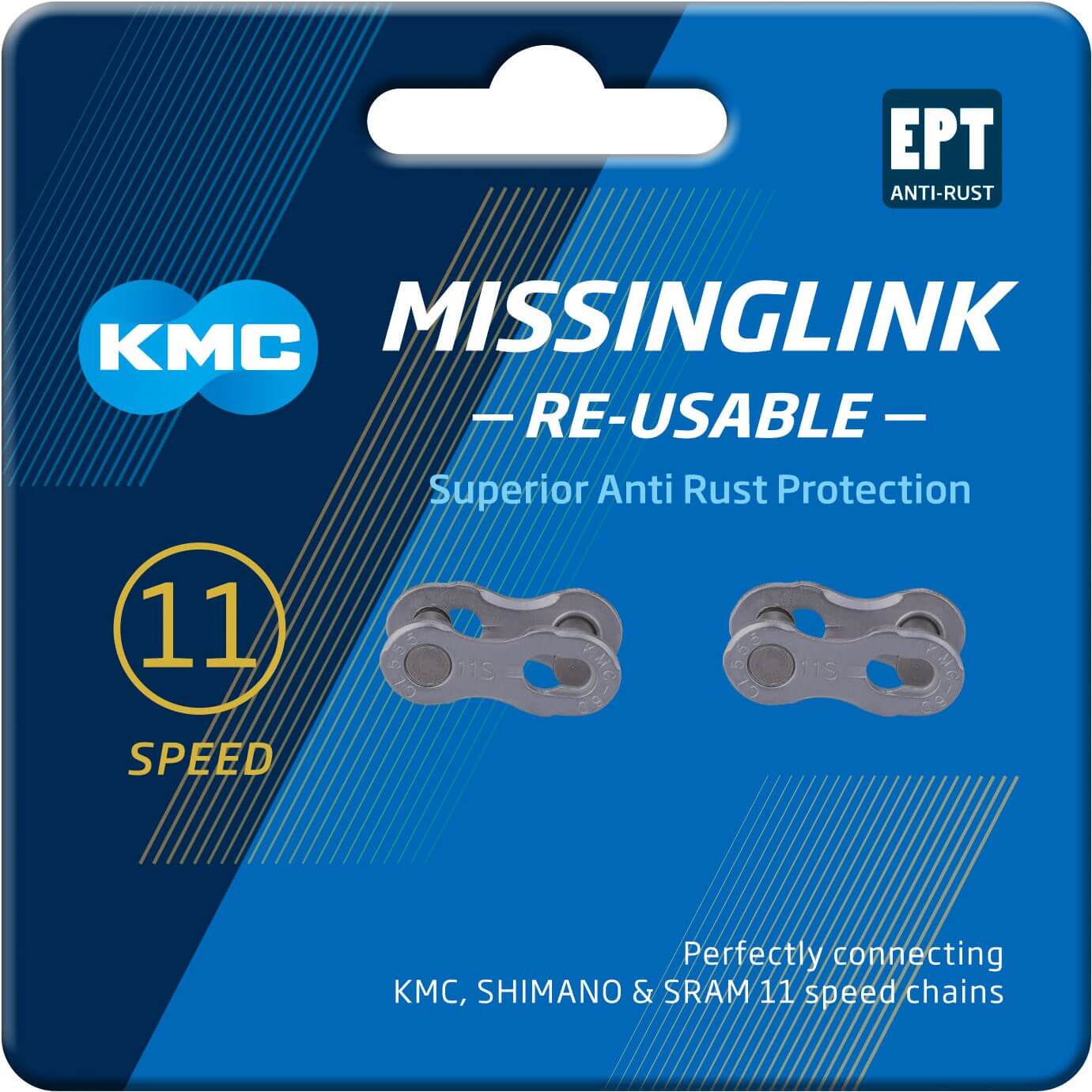 KMC Missing Link X11 Silver On Card (2)