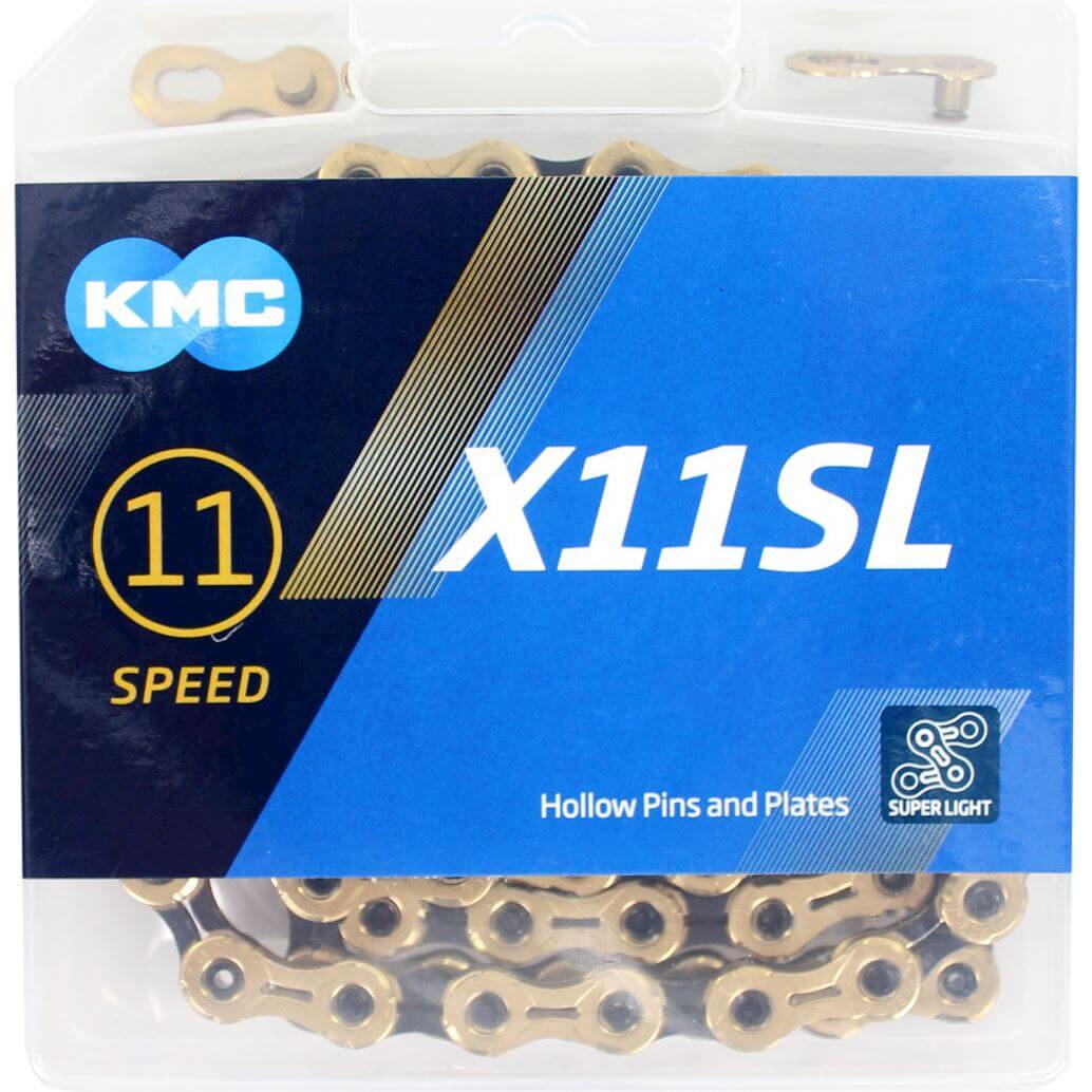 KMC Chain X11SL Gold/Black 118 Links