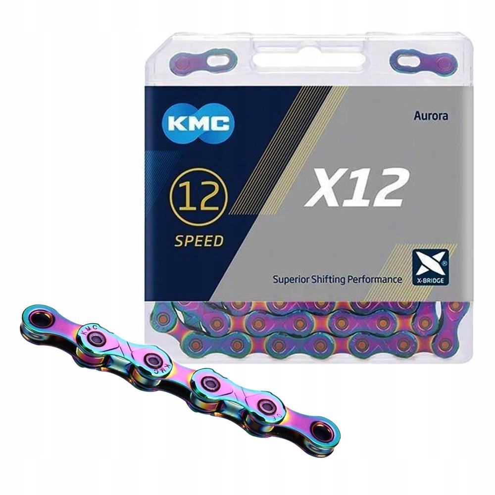 KMC Chain X12 Aurora Blue 126s