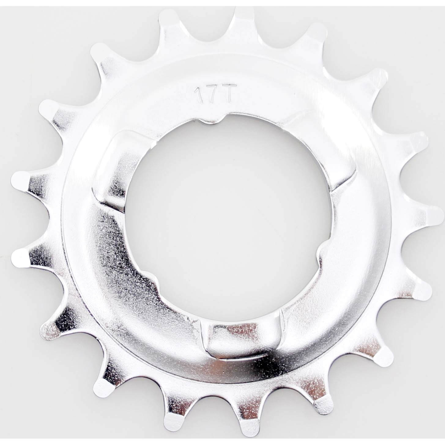 Sprocket 17T Hub 3/32 Chrome