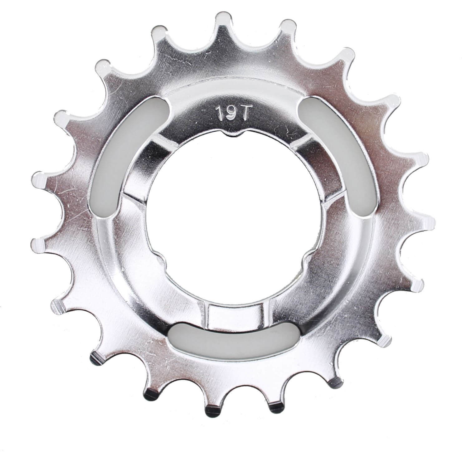 Sprocket 19T Hub 3/32 Chrome