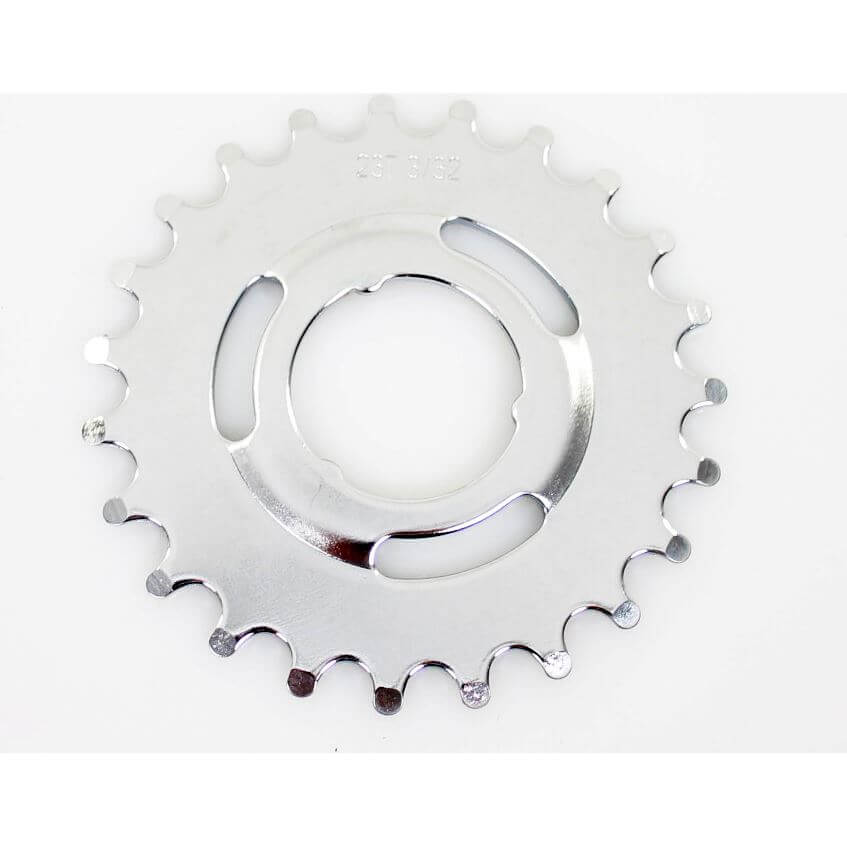 Sprocket 23T Hub 3/32 Chrome