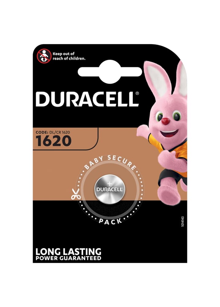 Duracell Battery CR1620 3V Card (1)