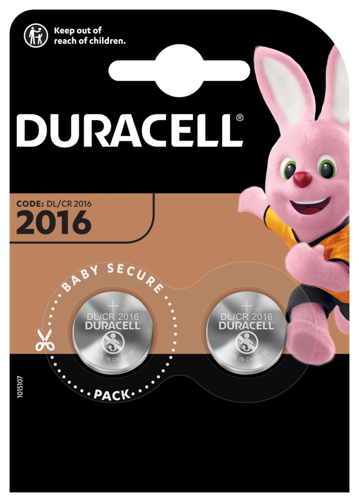 Duracell Battery CR2016 3V Card (2)