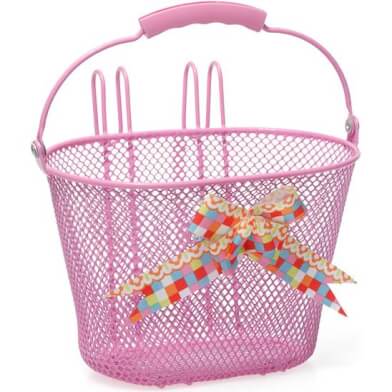New Looxs Bike Basket Asti Arabella 8L Pink 26x17x17.5cm