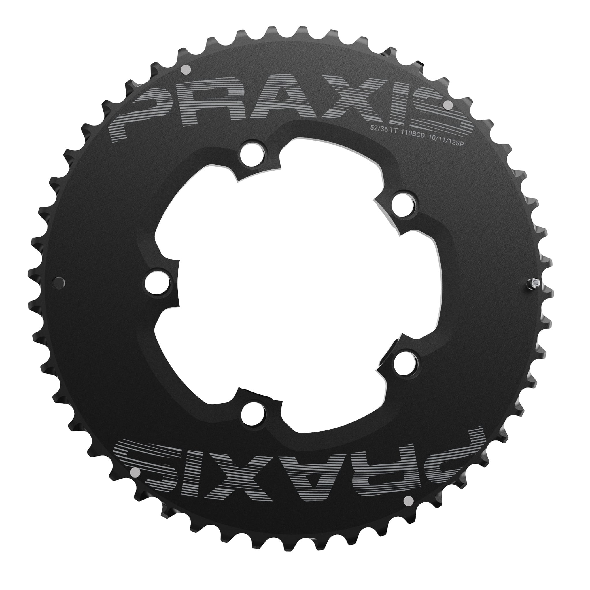Praxis Chainring Aero 110BCD 48/32 Black