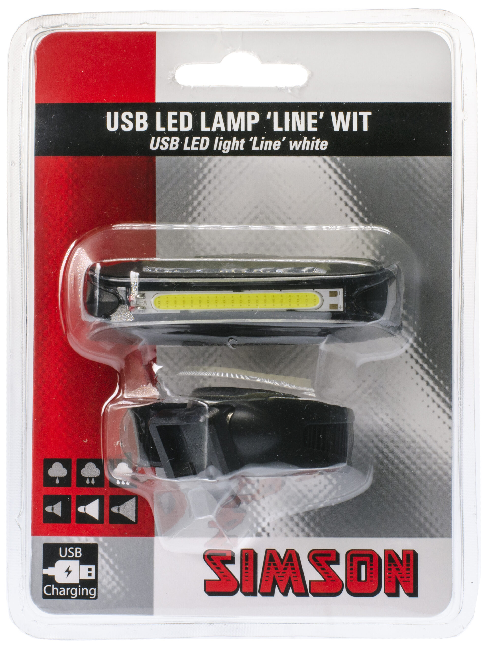 Simson Headlight Line USB 8 Lux