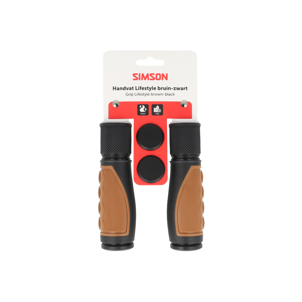 Simson Handgrips Lifestyle Brown Black