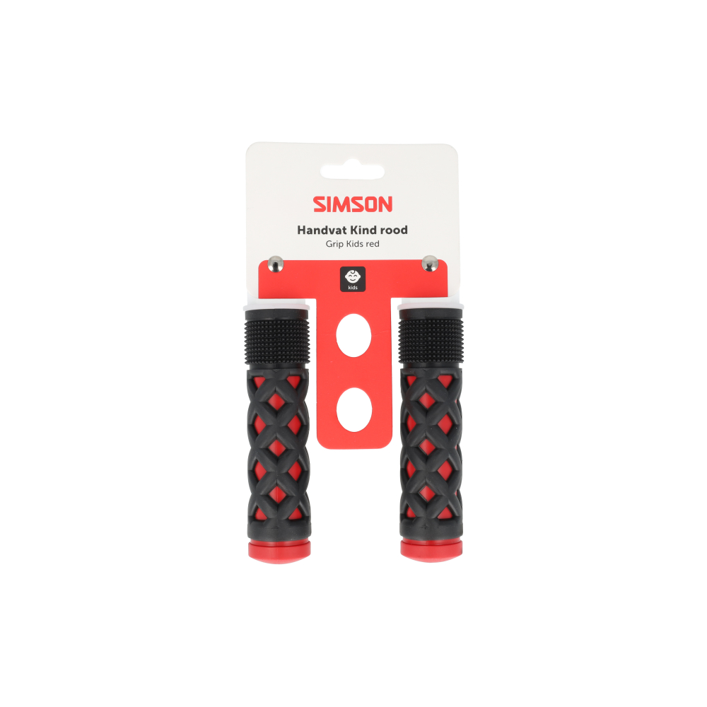 Simson Handlebar Grips Children Red Black