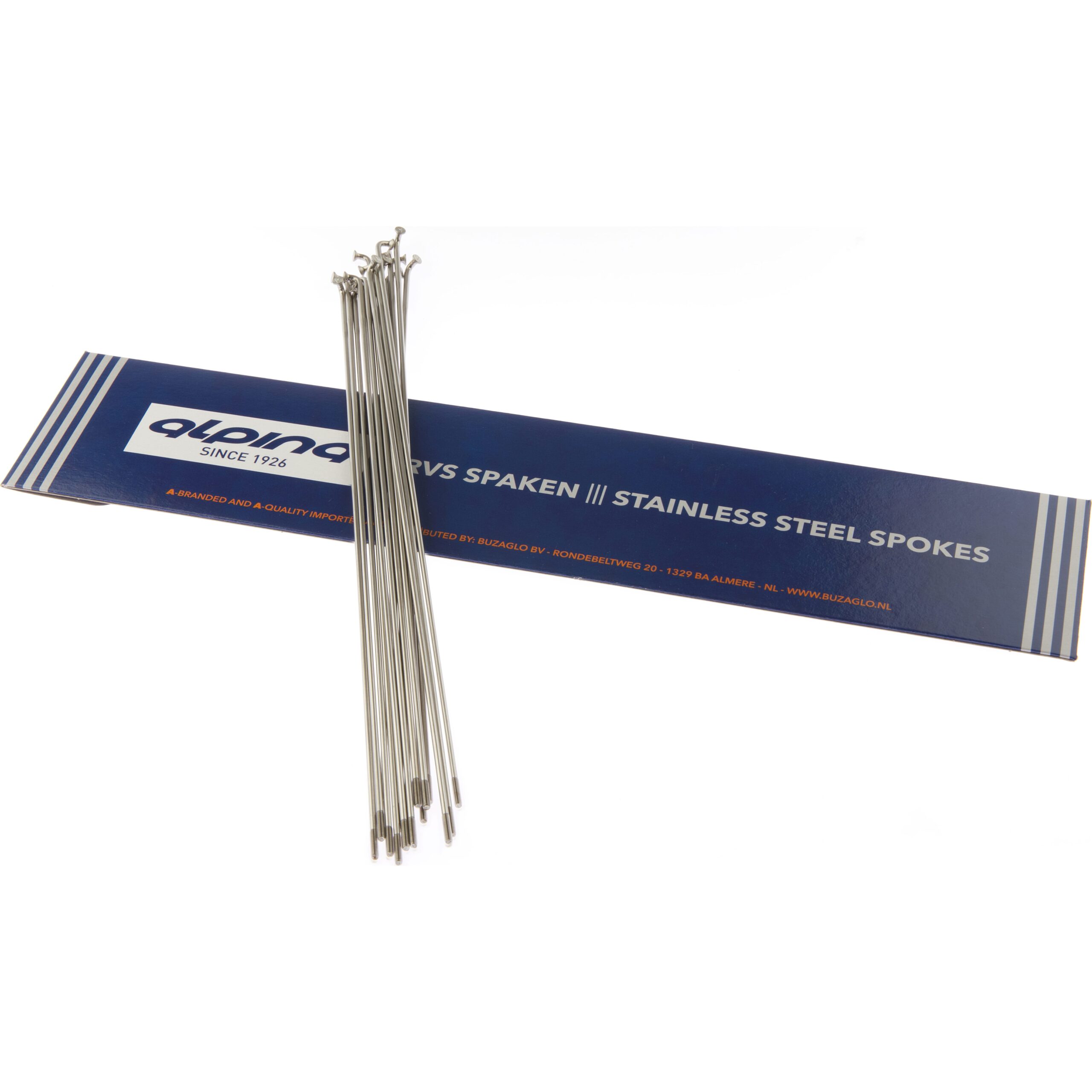 Alp Spoke STR 13/14-290mm Stainless Steel Silver (18 Pieces)