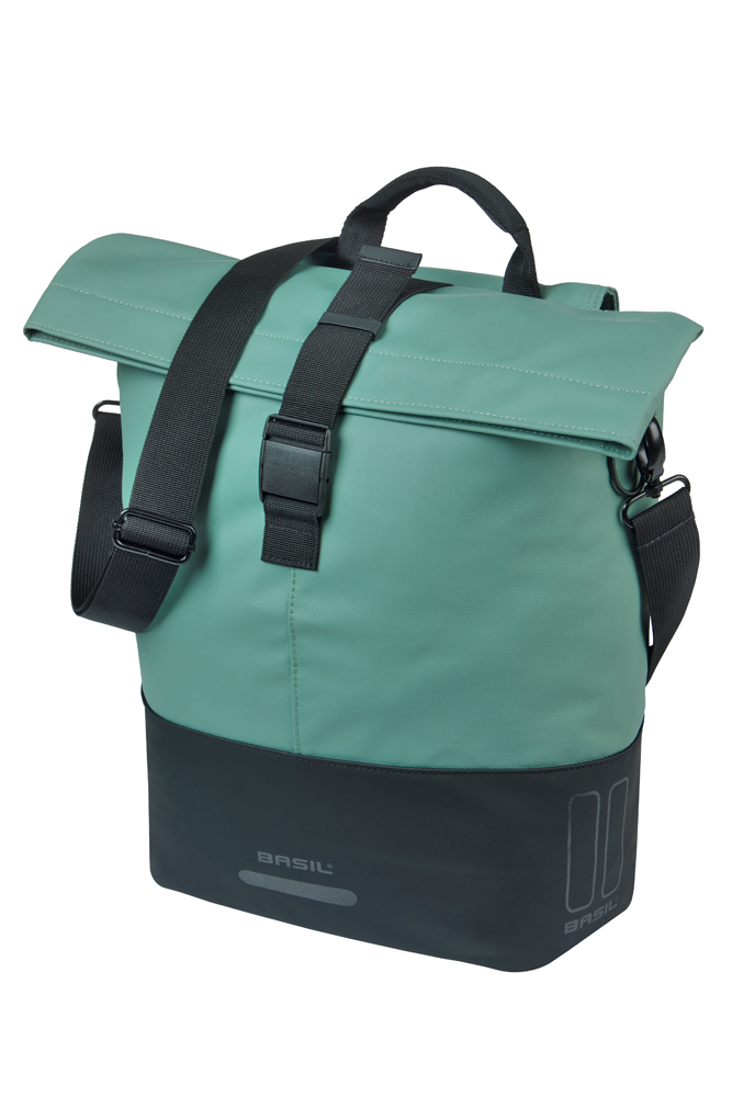 Basil Shoppertas Cove MIK Hooks Silver Green Black 14-16L