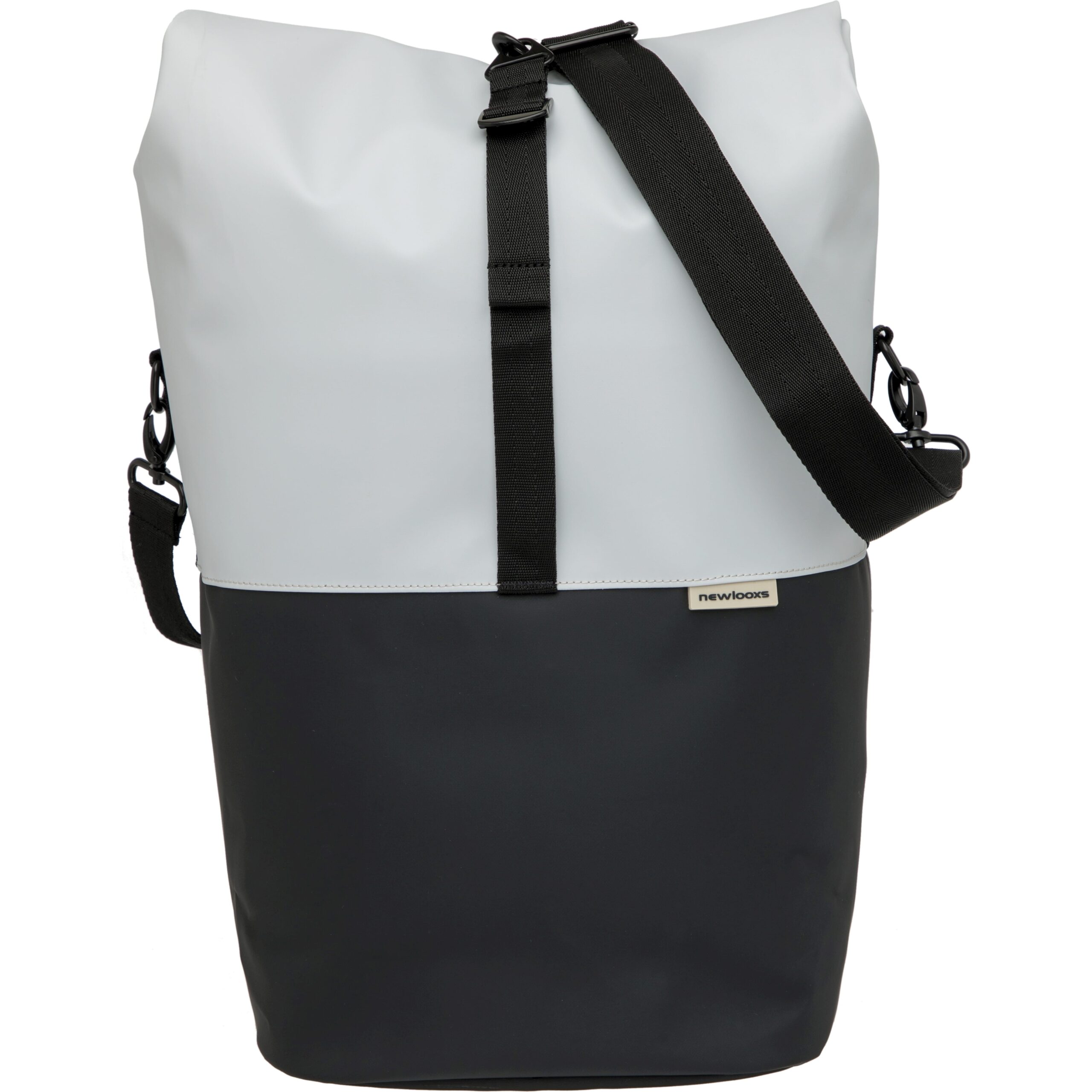 New Looxs Single Nyborg Bicycle Bag Light Grey Black 17L