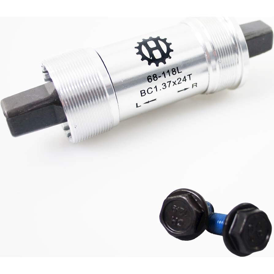 Bottom Bracket 68/118mm BSA Aluminium Cups