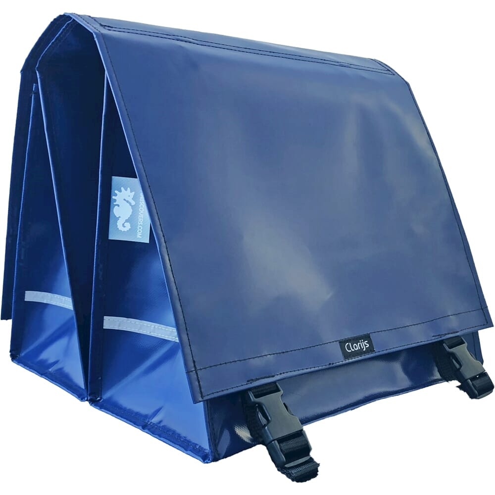 Clarijs Double XL PVC Bike Bag 46L With Cutout Blue
