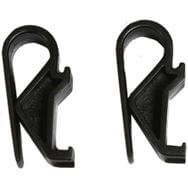 Basil Hook On System Set Of 2 Black Hooks