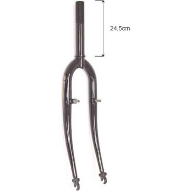 Front Fork 26 1/8 ATB With V-Brake Boss Black