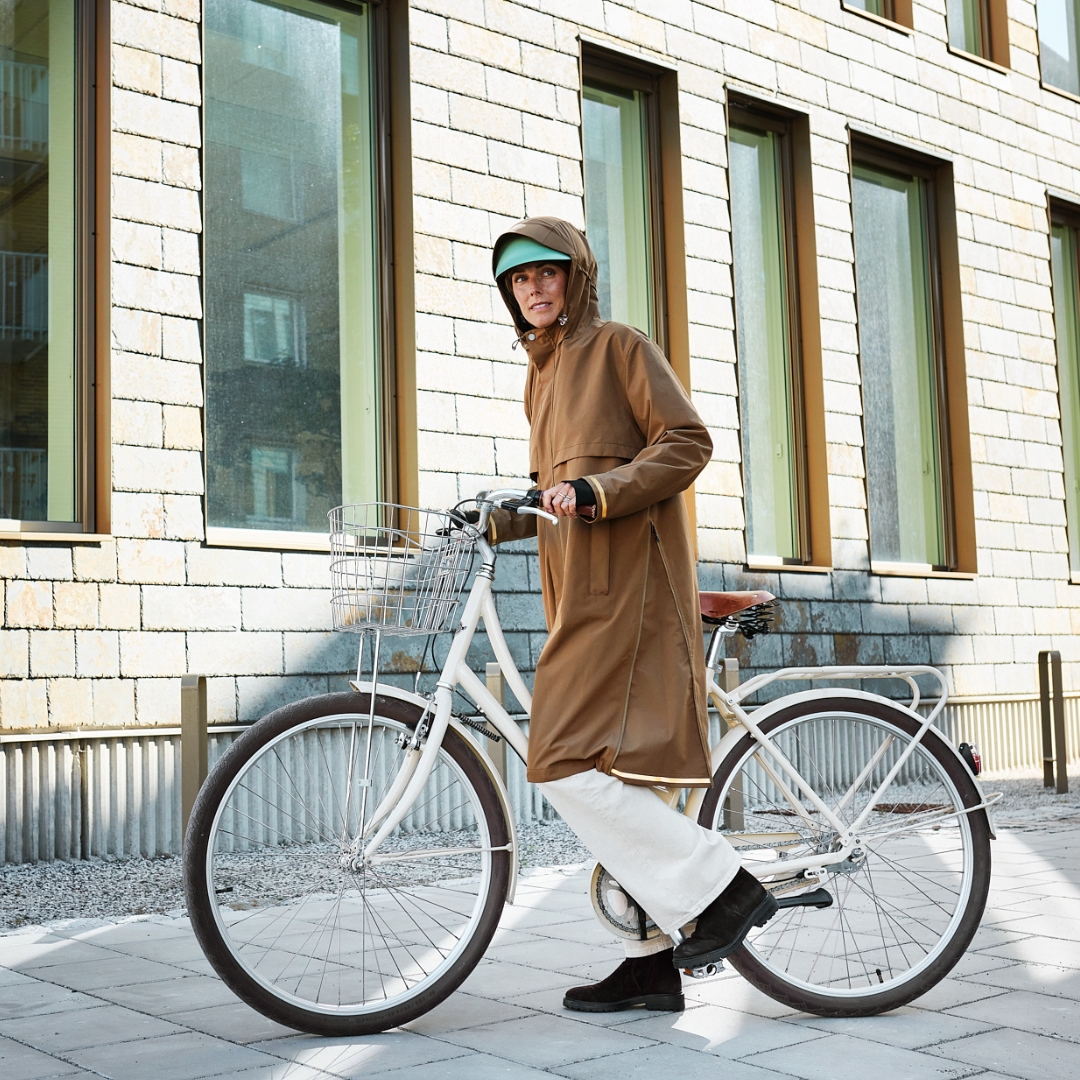 Weathergoods Sweden Raincoat Imbris Camel XS